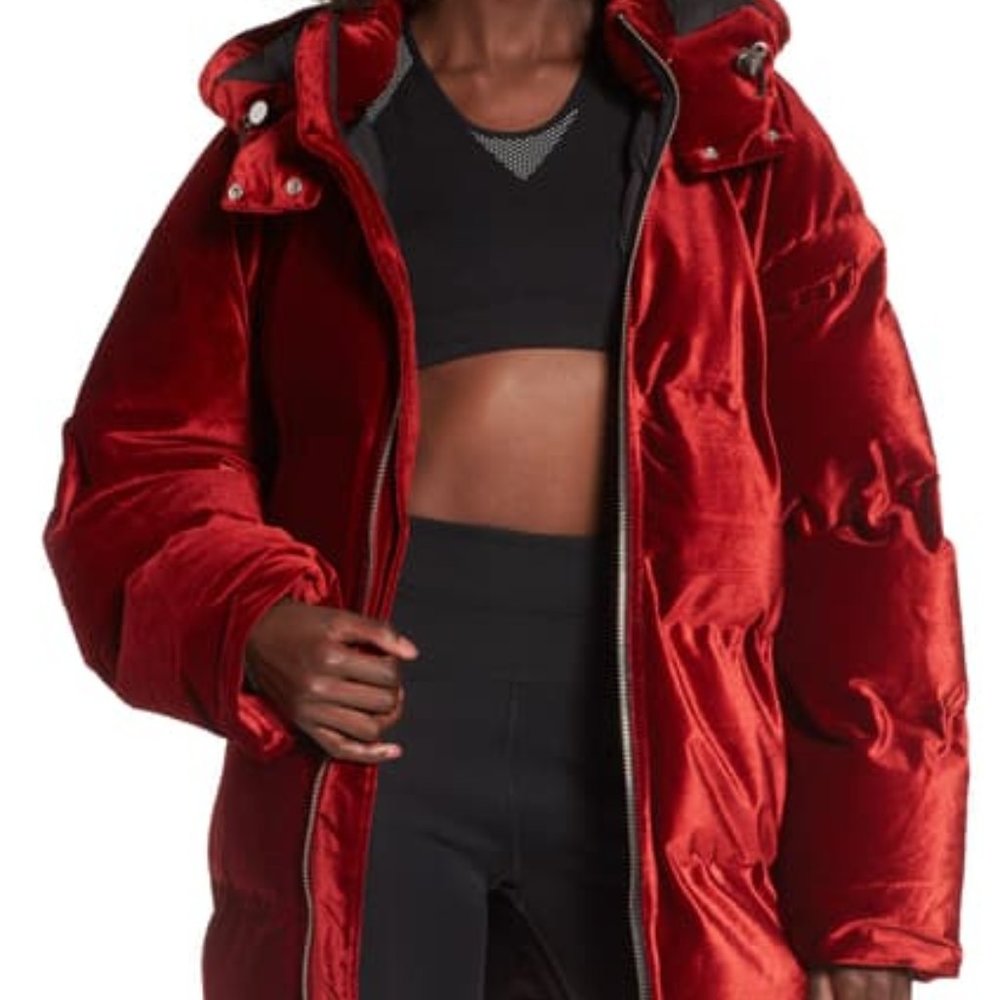 Ivy Park Velvet Puffer Jacket M